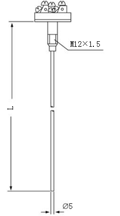 煙道、風道熱電偶熱電偶感溫元件