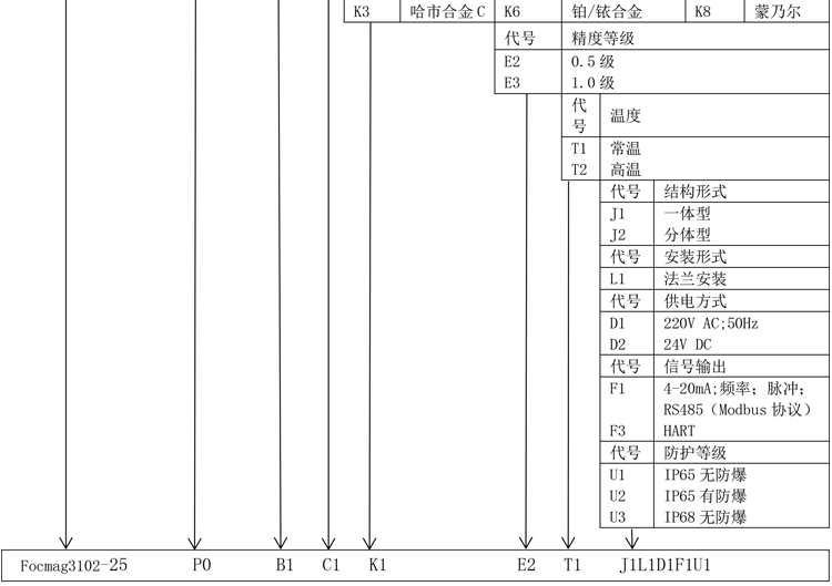 Focmag3102智能電磁流量計(jì)產(chǎn)品選型